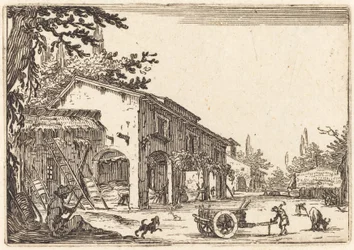 Gårdsgård, ca. 1622.
