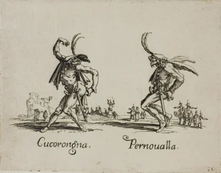 Cucorongna - Pernovalla, plansch 2 från Balli di Sfessania
