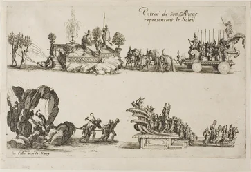 Entry of His Highness, Representing the Sun, från The Combat at the Barrier
