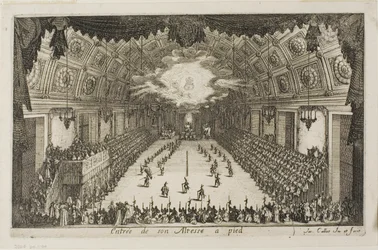Entry of His Highness on Foot, från The Combat at the Barrier