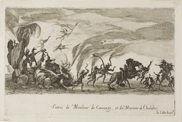 Inträde av M. de Couvonage och M. de Chalabre, från The Combat at the Barrier
