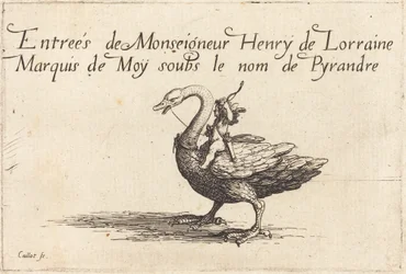 Inträde av Monseigneur Henry de Lorraine, Marquis de Moy, under namnet Pirandre