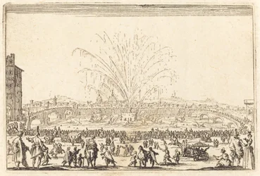 Fyrverkerier på Arno, Florens
