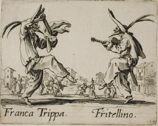 Franca Trippa - Fritellino, tallrik 23 från Balli di Sfessania