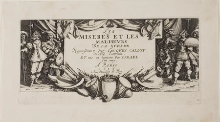 Frontispiece, från Krigets elände