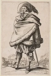 Gentleman Wrapped in a Fur-Trimmed Cloak, från serien "The Nobility"