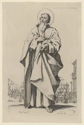 Helige Bartolomaios, blad 12 i serien "Jesus, de tolv apostlarna och Maria"