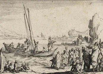 Jesus predikar vid havet, 1635