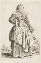 Lady in a Wide Collar, från serien "The Nobility of Lorraine"