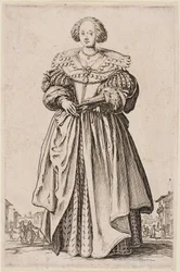 Lady with a Fan, från serien "The Nobility of Lorraine"