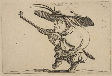 The Lute Player, från Varie Figure Gobbi, svit även kallad Les B..., 1616-22.
