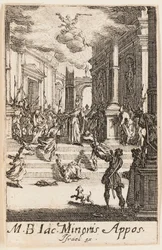 Sankt Johannes den mindre, plansch sju ur Apostlarnas martyrskap (The Martyrdoms of the Apostles)