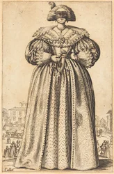 Maskerad adelskvinna