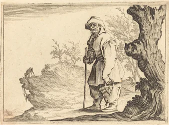Bonde med säck, ca. 1617.