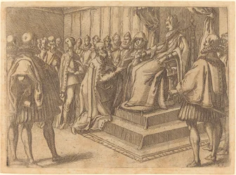 Mottagandet av Polens sändebud, 1612.