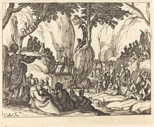 Sankt Johannes predikar i öknen