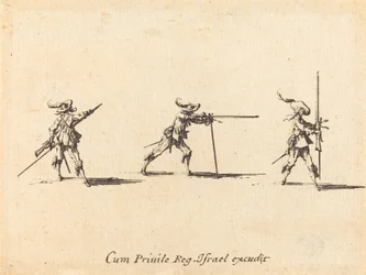 Inta skjutställning med musköten, 16341635.