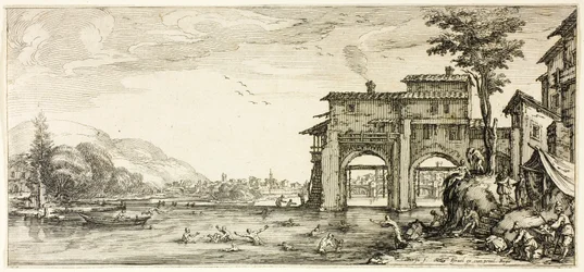 The Bathers, från olika scener designade i Florens