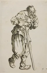 The Beggar on Crutches, tallrik sexton från The Beggars