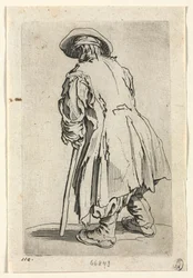The Beggars: Old Beggar on One Single Crutch, ca. 1623.
