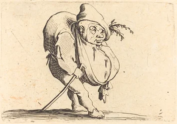 Hunchbacken med käpp