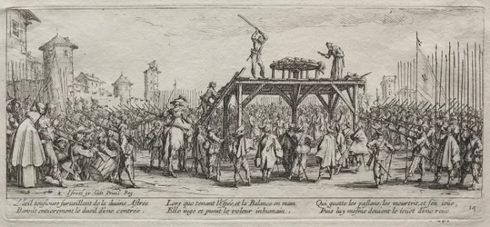 The Large Miseries of War: Execution on the Wheel, 1633.