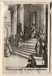 Jungfruns liv: Presentationen av Jungfrun i templet