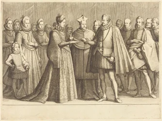 Ferdinando och Kristina av Lothringens bröllop