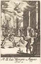 Saint James Minors martyrskap, ca. 16341635.