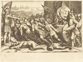 Turkarnas ombordstigning, ca. 1614.