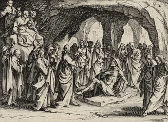 Lazarus uppståndelse, 1635