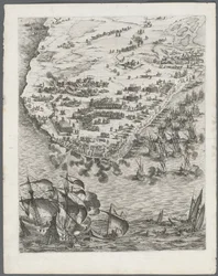 Belägringen av La Rochelle: Plåt 10, 1628-1630.