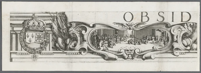 Belägringen av La Rochelle: Plåt 1, 1628-1630.