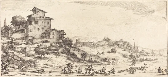 Stag Hunt, förmodligen ca. 1630.