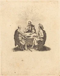 Nattvarden i Emmaus, 1618.