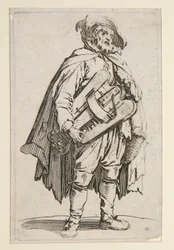 Vinterspelaren från The Beggars (Le Joueur de Vielle)
