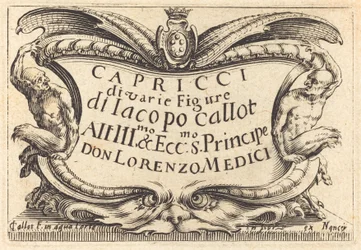 Titelsida för "The Capricci"