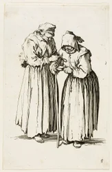 Two Women Beggars, tallrik åtta från The Beggars