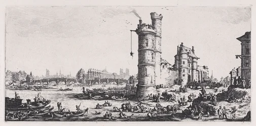 Vy över Pont-Neuf, ur ”De två stora vyerna över Paris”