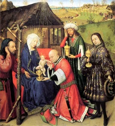 Tillbedjan av Magi, ca. 1440