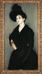 Frankrike, Paris, Porträtt av Madame Adelaide Vasnier