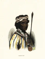 Make-Tetti, Raja of Dao, Maluku Islands, Indonesien