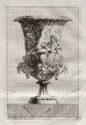 Svit med vaser: Tavla 17, 1746.