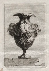 Svit med vaser: Tavla 28, 1746.