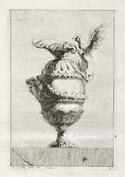 Svit med vaser: Tavla 3, 1746.