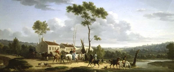 Landskap med figurer