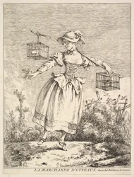 Fågelhandlaren, 1700-talet.