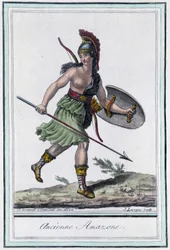 Tidigare Amazon - i "" Encyclopedia of travels"" av Grasset Saint Sauveur, Paris-upplagan
