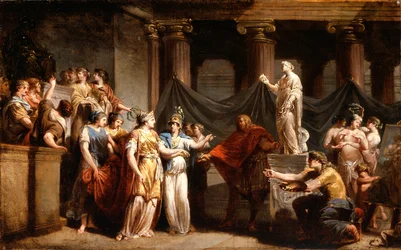 Templet för den liberala konsten, med staden Bern och Minerva, 1779