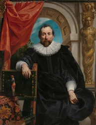 Porträtt av Rogier Le Witer och hans fru Catharina Behaghel Porträtt av Rogier Le Witer, köpman i Antwerpen